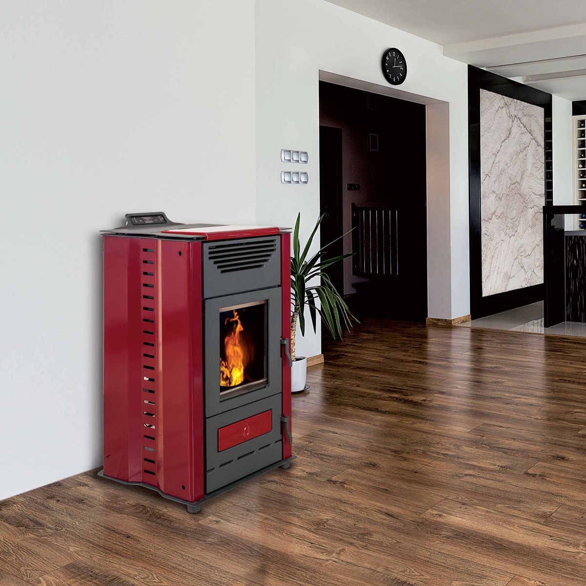 Cassetto Portacenere Per Stufe A Pellet - Ricambio Clam 05020037 In Lamiera 30x20x7 Cm