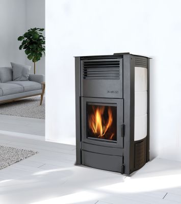 Pellet and polyfuel stove Alba